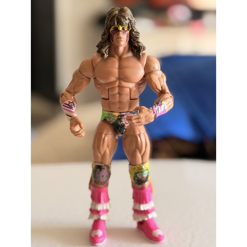 WWE Mattel Elite Defining Moments ULTIMATE WARRIOR Loose Used Legends Exclusive
